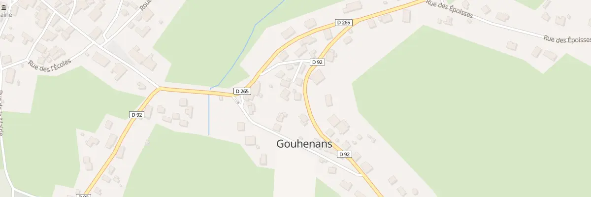 Plan du 8 Rue des Champs Vuillemey à Gouhenans
