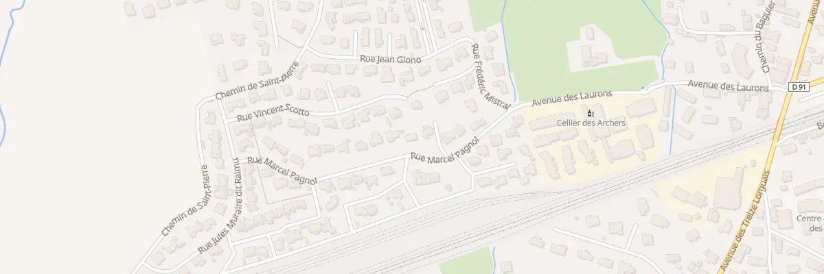Plan du 34 Rue Marcel Pagnol aux Arcs