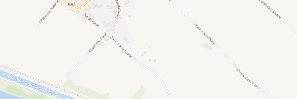 Plan du 3 Che de la Frainte à Branne