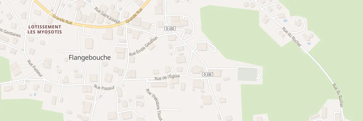 Plan du 2 Rue de l’Eglise à Flangebouche