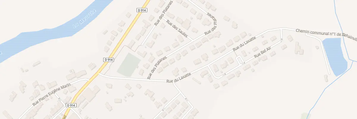 Plan du 7 Rue des Platanes à Rehainviller