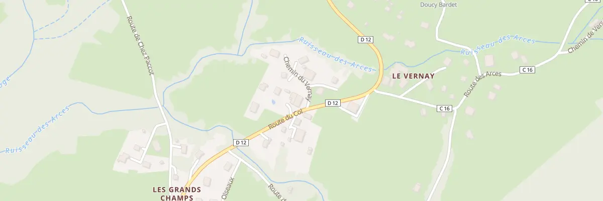 Plan du 1223 Rte du Col à Habère-Poche