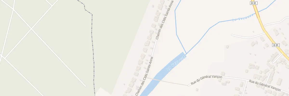 Plan du 23 Che des Cites Sainte Anne à Lunéville