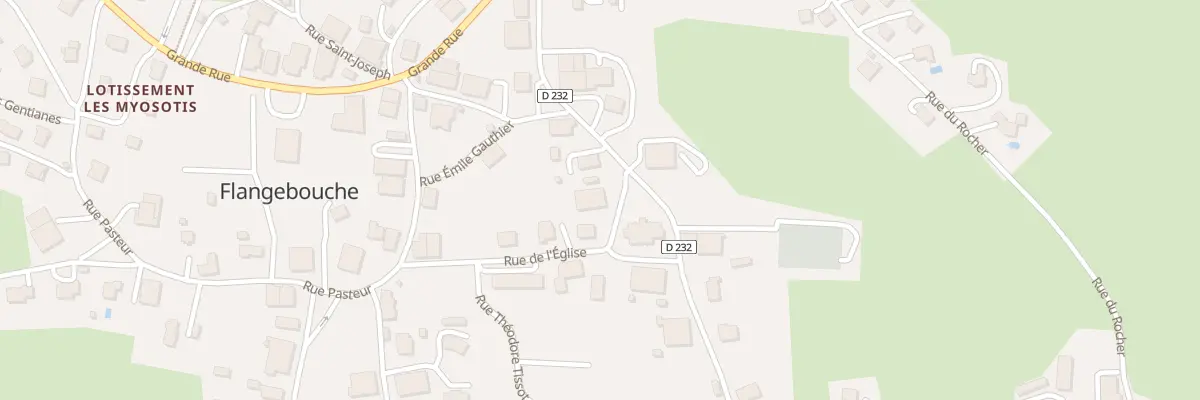 Plan de Village Haut à Flangebouche