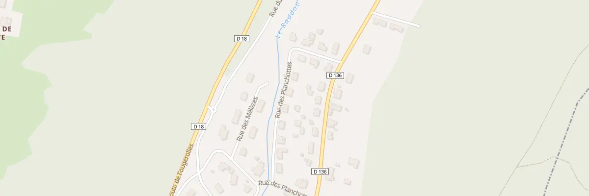 Plan du 12 Rue des Planchottes à Raddon-et-Chapendu