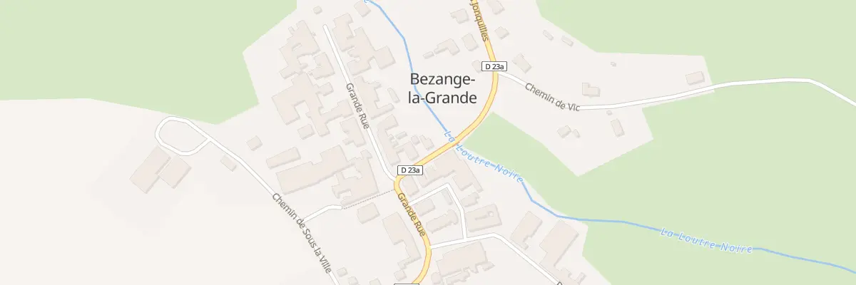 Plan du 1 Rue des Jonquilles à Bezange-la-Grande