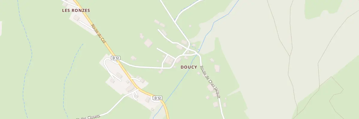 Plan du 160 Rte de Doucy-les-Ronzes à Habère-Poche
