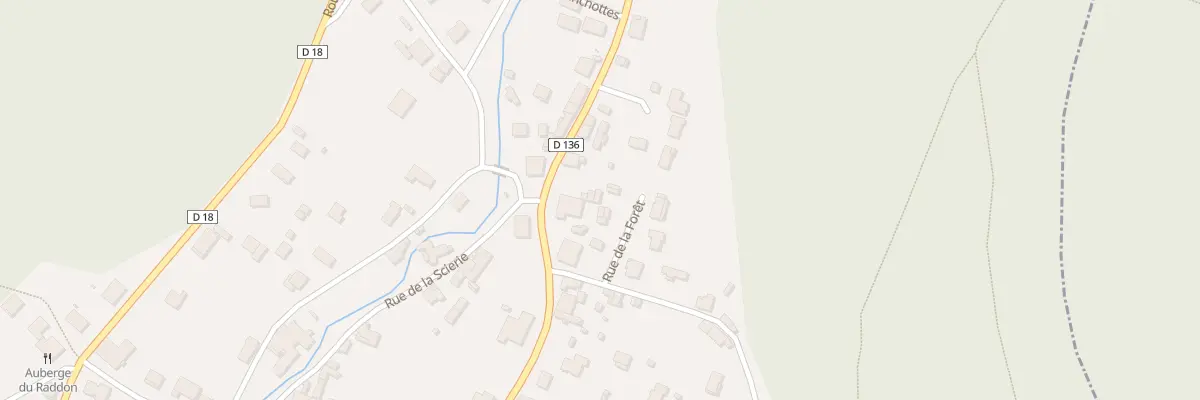 Plan du 34 Rue du Lt Colonel Boigey à Raddon-et-Chapendu