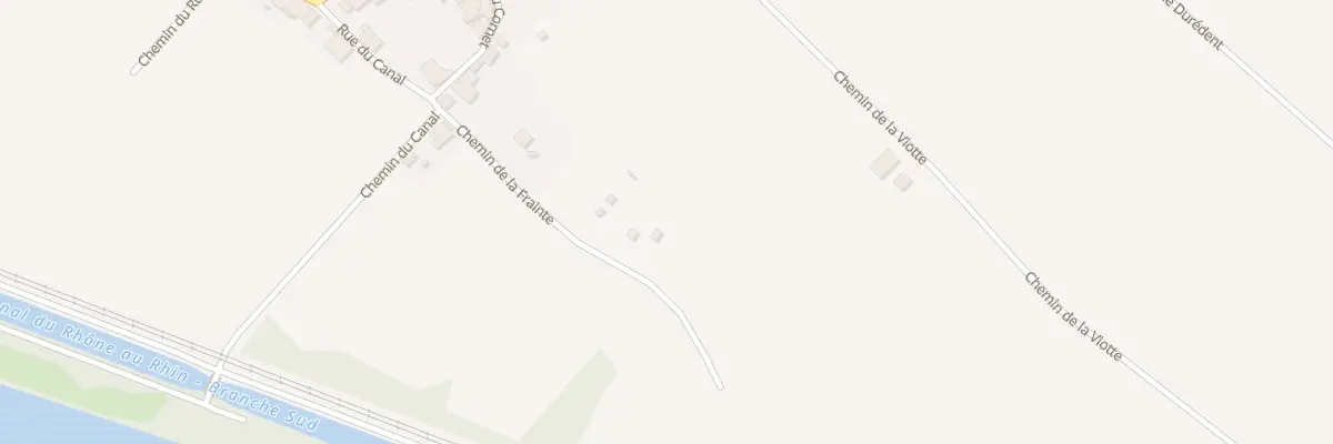 Plan du 7 Che de la Frainte à Branne