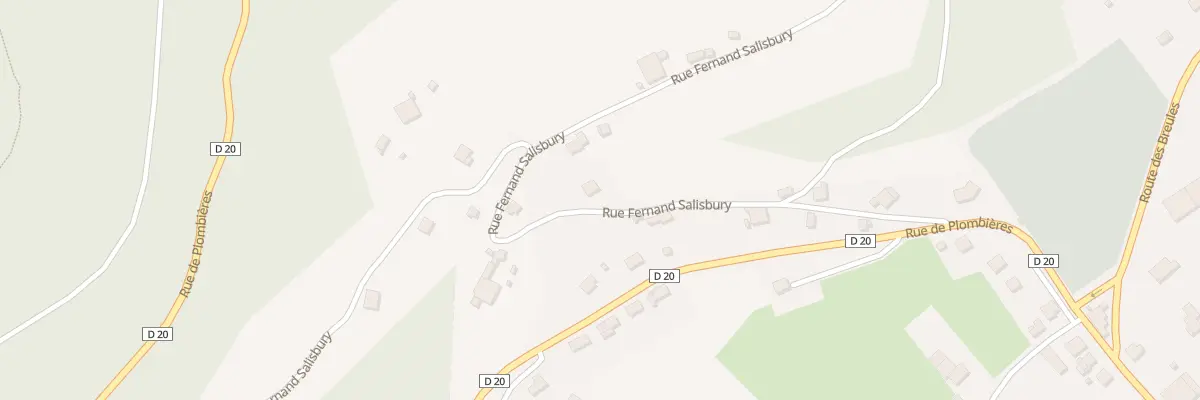 Plan du 12 Rue Fernand Salisbury au Val-d’Ajol