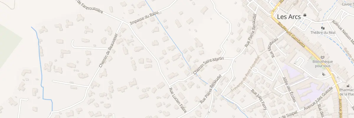 Plan du 294A Rue Lucien Fabre aux Arcs