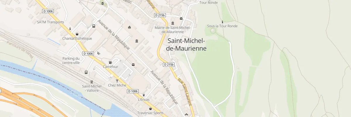 Plan du 9001 Pl du Marche à Saint-Michel-de-Maurienne