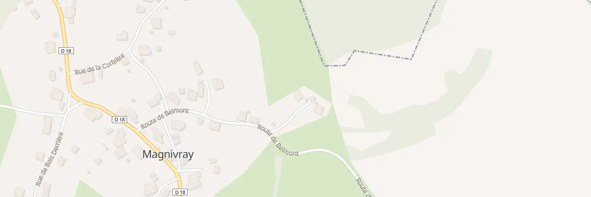 Plan du 1 Che des Fontaines à Magnivray
