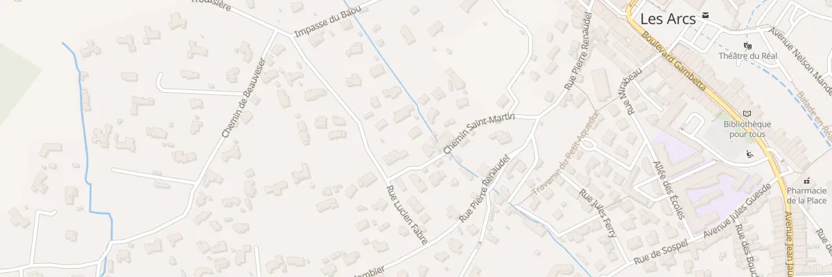 Plan du 294 Rue Lucien Fabre aux Arcs