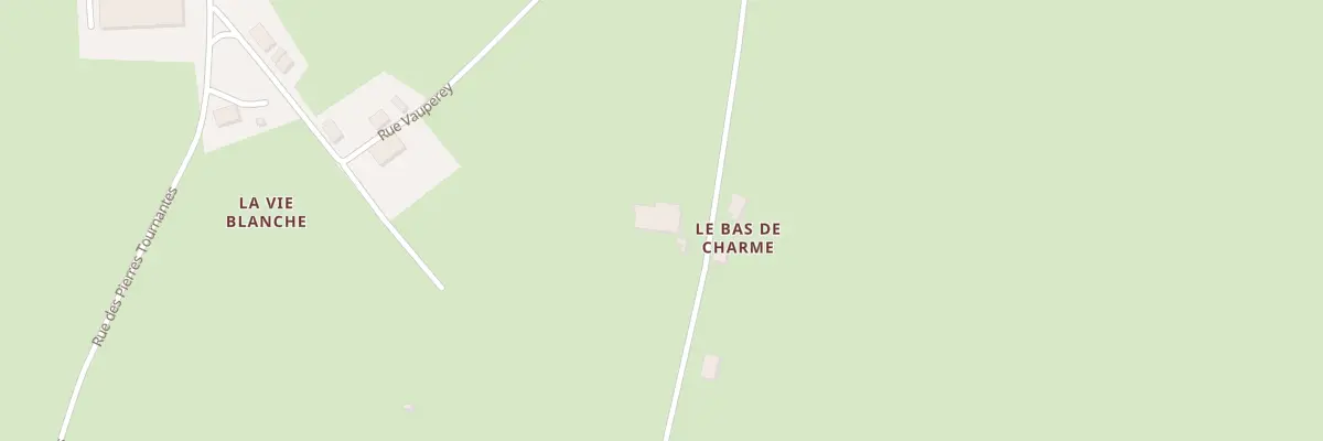 Plan du 2 Bas de Charme à Flangebouche