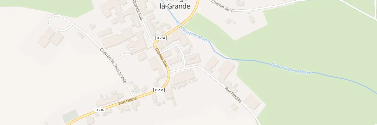 Plan du 3 Rue Froville à Bezange-la-Grande
