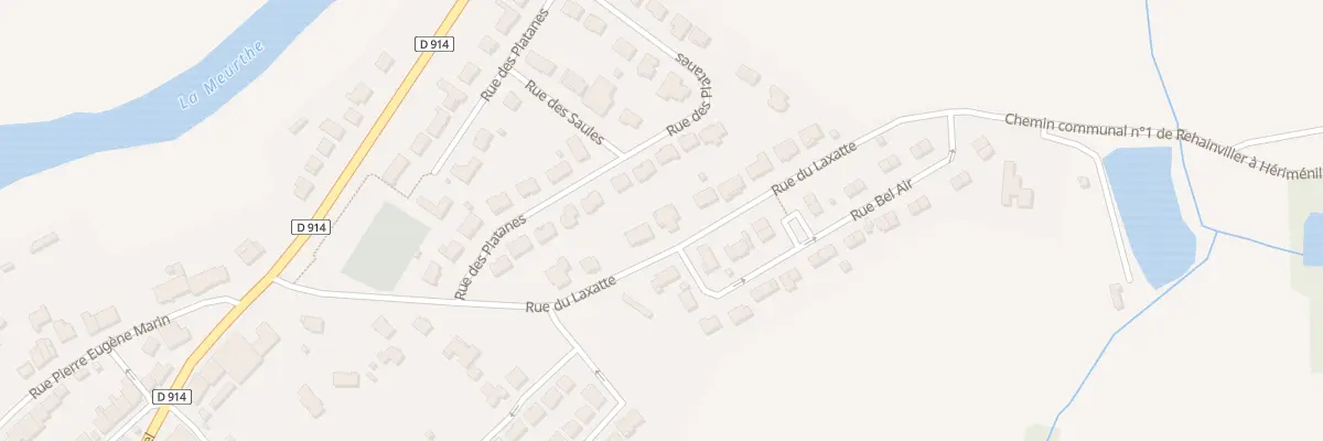 Plan du 14 Rue du Laxatte à Rehainviller