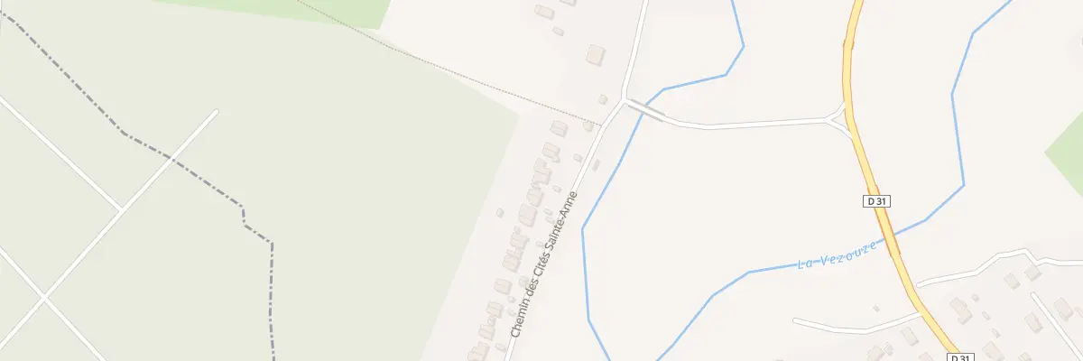 Plan du 6 Che des Cites Sainte Anne à Lunéville