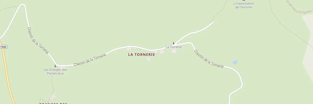 Plan du 692 Che de la Tornerie à Onnion