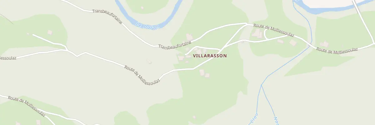 Plan du 103 Che de Villarasson à Queige