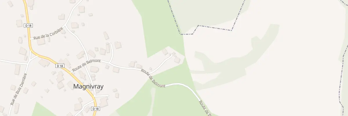 Plan du 2 Che des Fontaines à Magnivray
