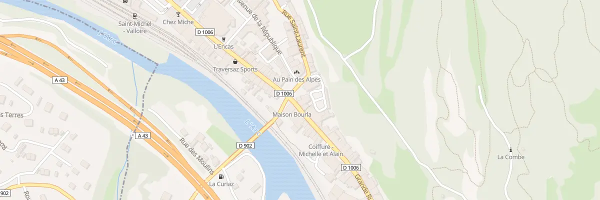 Plan du 60 Gr Grande Rue à Saint-Michel-de-Maurienne