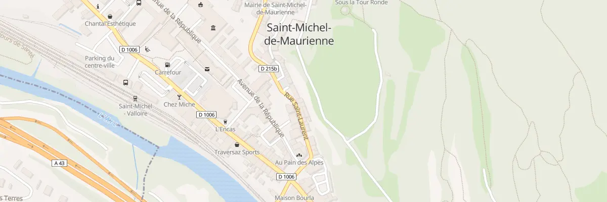 Plan du 20 Rue saint-laurent à Saint-Michel-de-Maurienne
