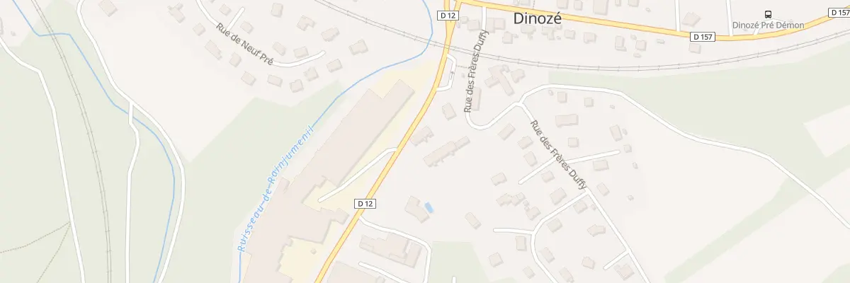 Plan du 151 Rue de la Papeterie à Dinozé