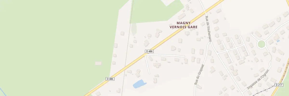 Plan du 11 Rue Louis Bertrand à Magny-Vernois