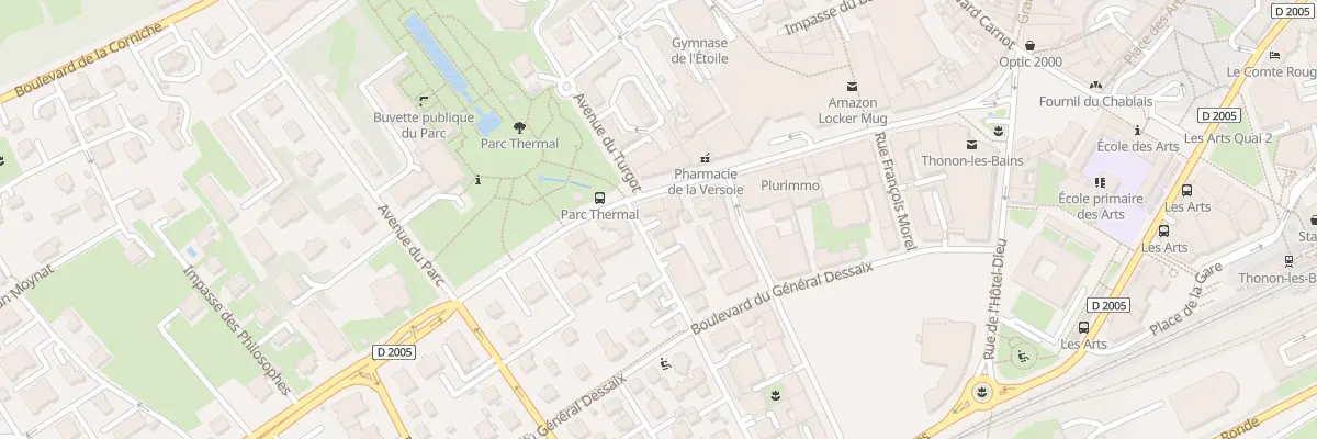Plan du 18 Av du Gen de Gaulle à Thonon-les-Bains