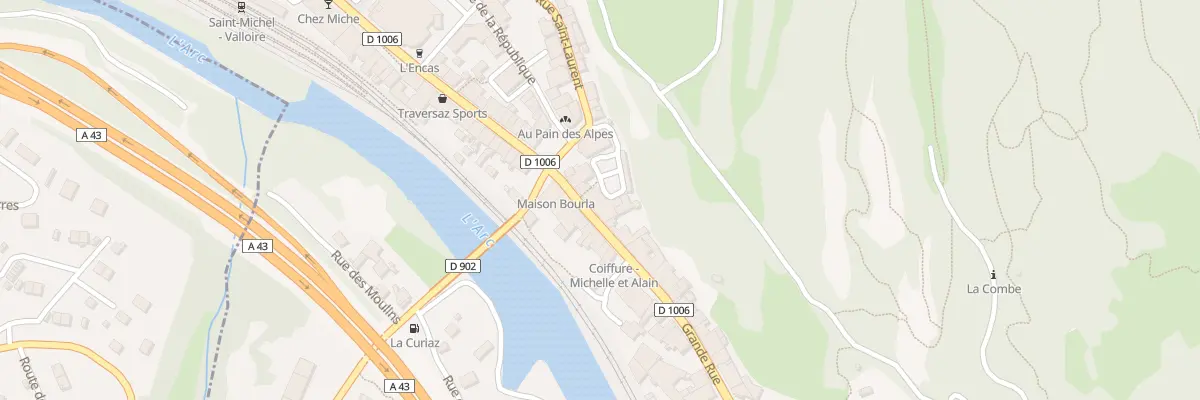 Plan du 56 Grande rue à Saint-Michel-de-Maurienne