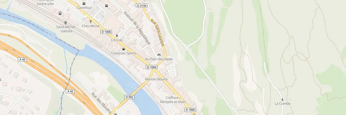 Plan du 4 Rue saint-laurent à Saint-Michel-de-Maurienne