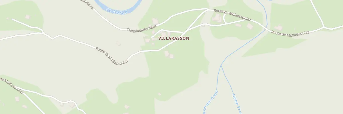 Plan du 5325 Villarasson à Queige