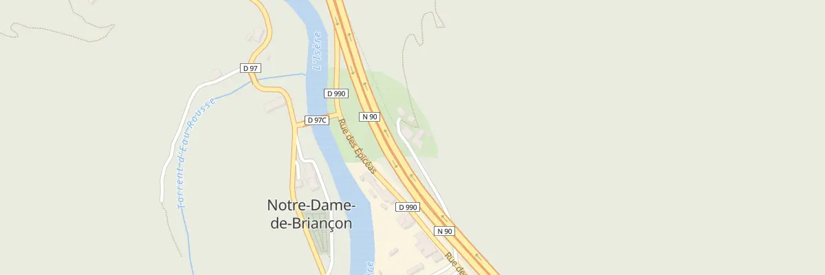 Plan du 9 Che des Châtaigniers à La Léchère