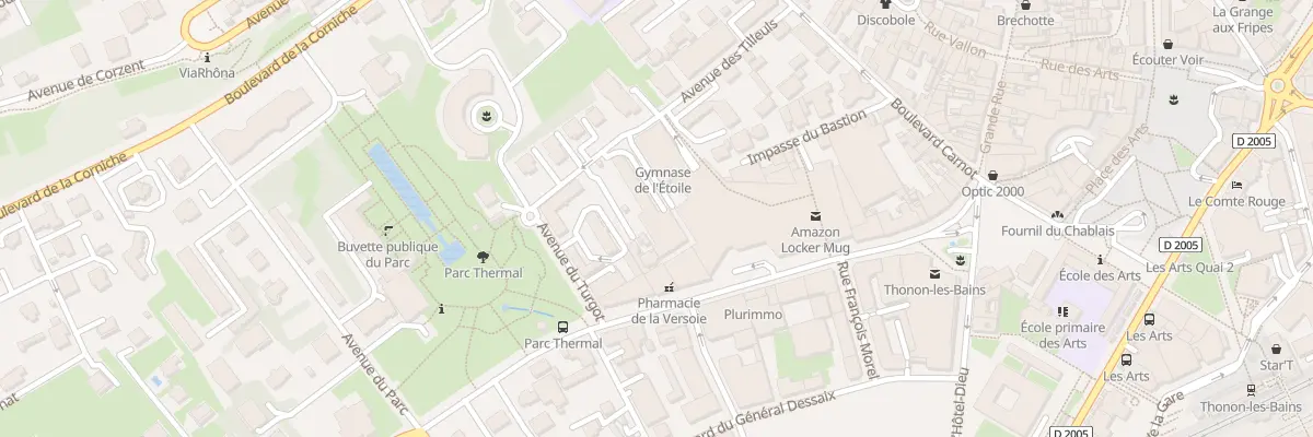 Plan du 11 Av du Gen de Gaulle à Thonon-les-Bains