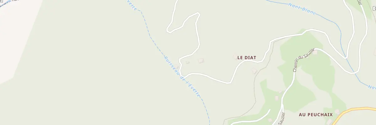 Plan du 888 Che des Chamocières à Cohennoz
