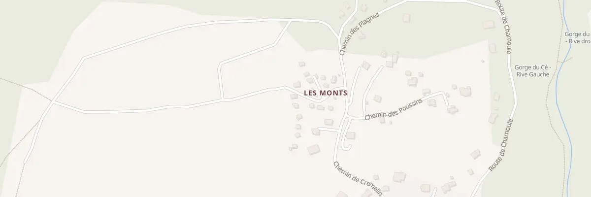 Plan du 77 Che des Monts à Mont-Saxonnex