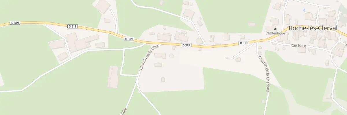 Plan du 9000 Rue Principale à Roche-lès-Clerval