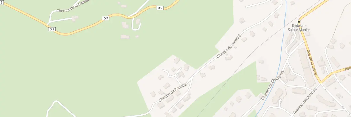 Plan du 20 Che de l’Amitié à Embrun