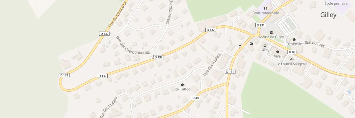 Plan du 9 Rue du Mont d’Or à Gilley