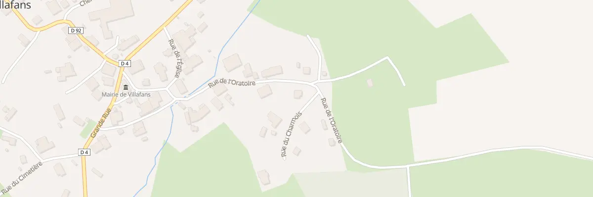 Plan du 28 Rue de l’Oratoire à Villafans