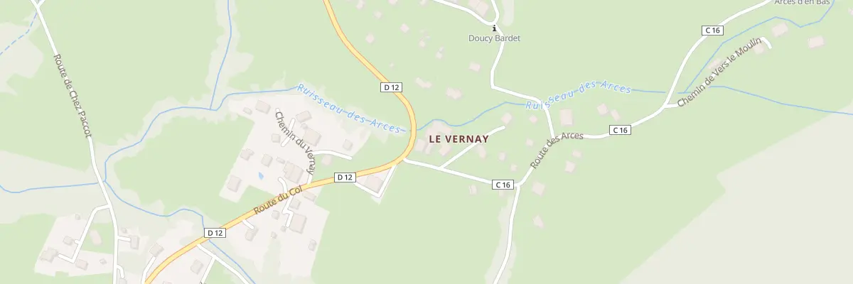Plan du 9 Rte du Col des Arces à Habère-Poche