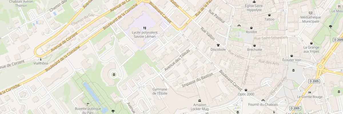 Plan du 13 Av des Tilleuls à Thonon-les-Bains