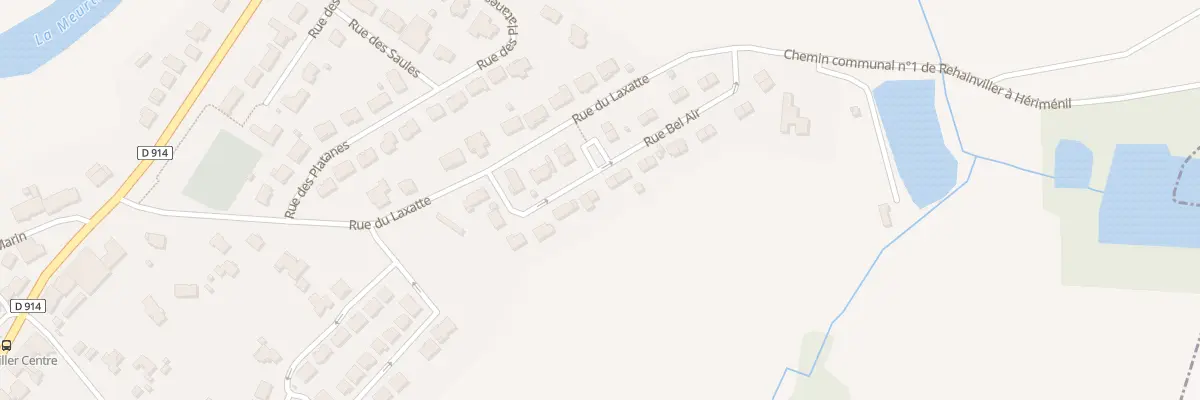 Plan du 13 Rue Bel Air à Rehainviller