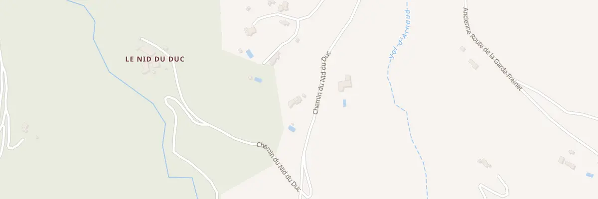 Plan du 5904 Che du Nid du Duc à La Garde-Freinet