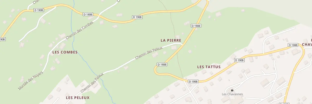 Plan du 65 Che des Peleux à Onnion