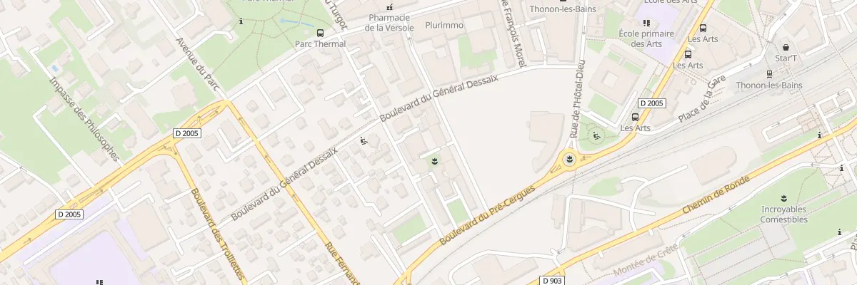 Plan du 7 Rue des Italiens à Thonon-les-Bains