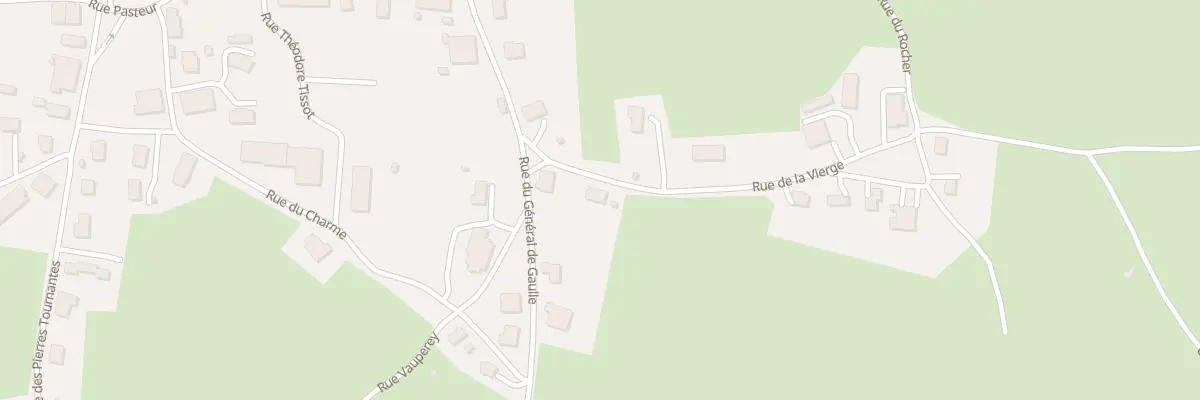 Plan du 2 Rue de la Vierge à Flangebouche