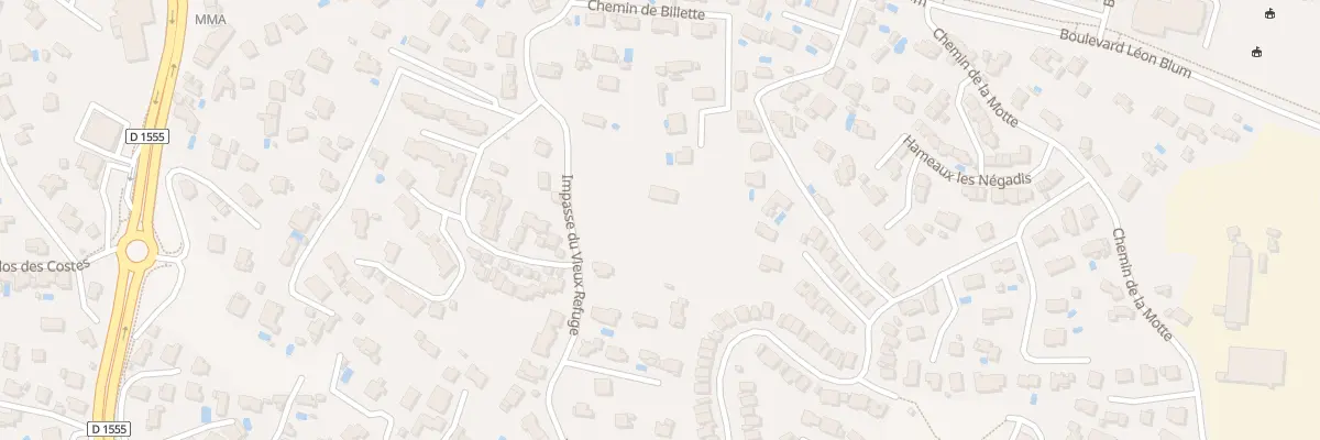 Plan du 339 Che de Billette à Draguignan