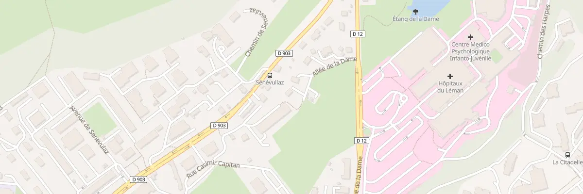 Plan du 7 All de la Dame à Thonon-les-Bains